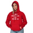 thumbnail image 4 of A Cat Rescued Me Adopted Pet Lovers Unisex Plus Fleece Graphic Hoodie Brisco Brands 4X, 4 of 6