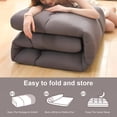 thumbnail image 6 of Lovote 4" Thick Floor Mattress - Japanese Futon Tatami Pad, Roll-Up Sleeping Mat for Guest/Bedroom, 6 of 7