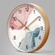 thumbnail image 3 of Reloj de pared redondo moderno de lujo ligero de 10 pulgadas/12 pulgadas/14 pulgadas Reloj de pared silencioso reloj de decoración Interior, 3 of 6