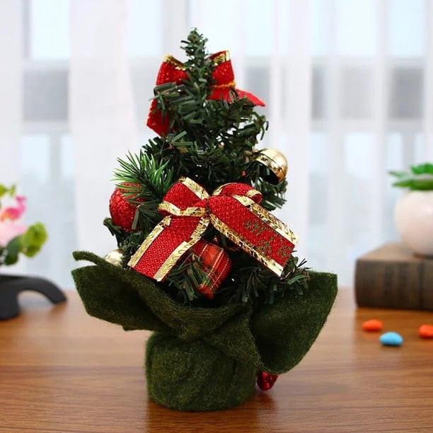 8inch Christmas Tree Ornaments Table Ornaments Small Tree