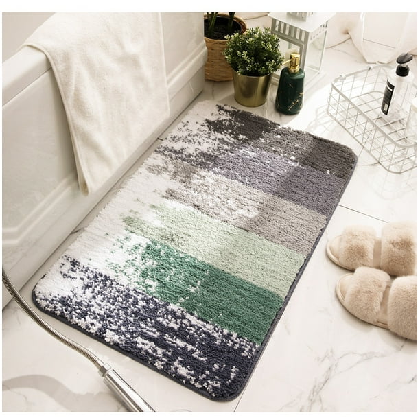 Axidou Bathroom Rug, UltraSoft NonSlip Water Absorbent Bath Mat