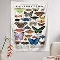 thumbnail image 2 of Tapiz colgante de pared con forma de mariposa, 95 x 75 cm, microtela de fibra, 2 of 2
