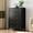 Black, variant on 5 Drawers Dresser for Bedroom, Farmhouse Tall Wood Storage Organizer Cabinet with Drawers for Living Room