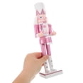 thumbnail image 4 of KAKOWELY Adorable Plastic Nutcracker for Decoration Multi Color Christmas Desktop Ornament 6.3 Inches,11.81"X3.15"X2.95", 4 of 5
