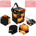 thumbnail image 2 of Thanksgiving Pumpkin Car Garbage Can - Foldable, with Lid, Leak-proof, Hanging Storage Bag - Trash Can for Car, Car Trash Bin, 2 of 6