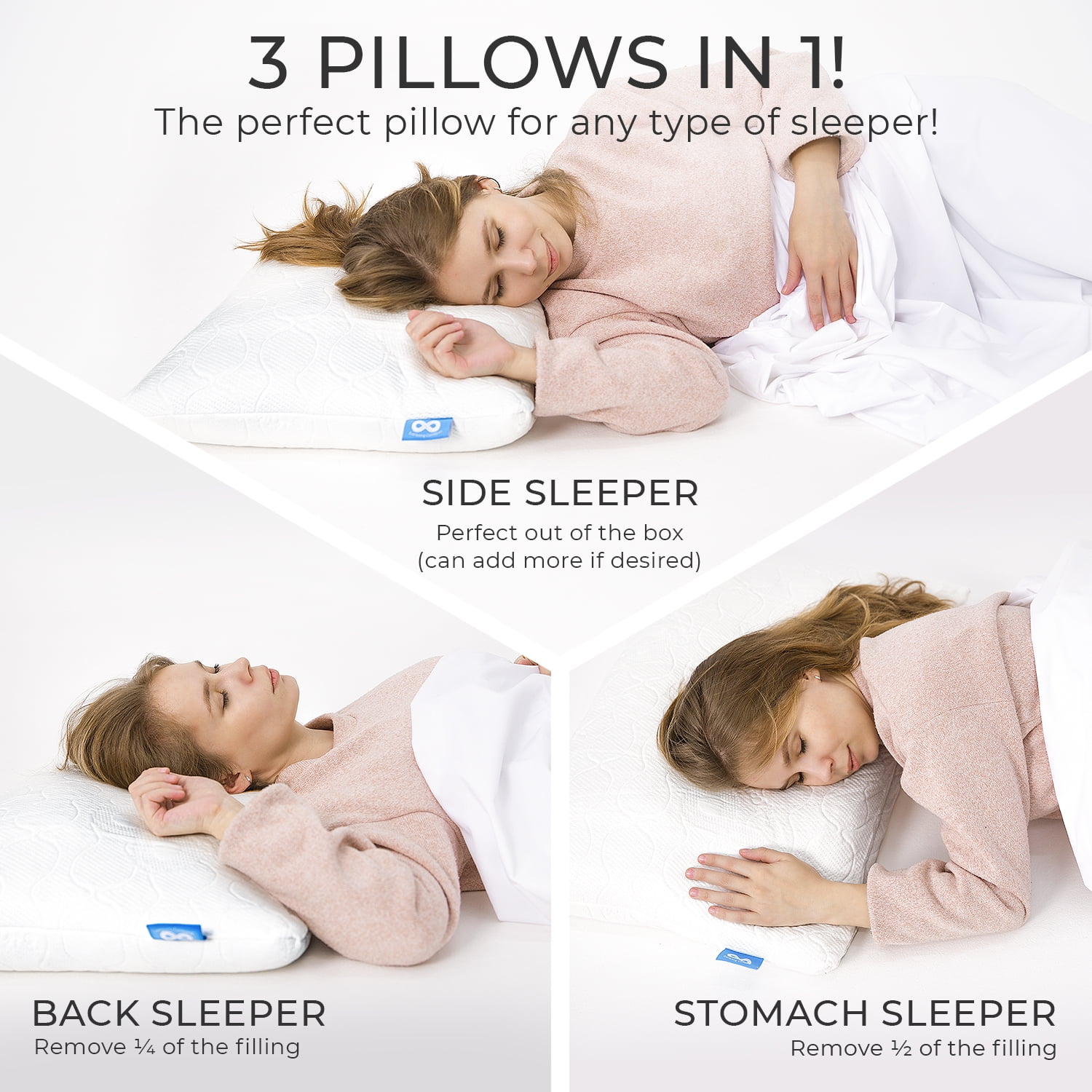 Pillow type for back cheap sleeper