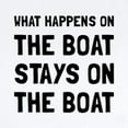 thumbnail image 2 of CafePress - Happens On The Boat Body Suit - Baby Light Bodysuit, Size Newborn - 24 Months, 2 of 4