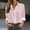 Pink, variant on Holzkary Womens Button Down Shirt Casual Long Sleeve Cotton Blouse Loose Fit Collared Work Gauze Tops Women's Fashion Casual Solid Color Button Long Sleeve Shirts Tops Blue L