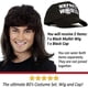 thumbnail image 2 of Peluca de rock heavy metal de los 80 con disfraz de sombrero. Ropa de hombre, 2 of 5