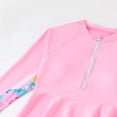 thumbnail image 5 of Girls Swimsuit Two Piece Long Sleeve Burkini Full Body Rash Guard Modest Bathing Suit Beach Vacation Muslim Swimwear 7-13 Years, 5 of 5