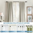 thumbnail image 6 of Urbanest Crackle Glass Manhattan 1" 5/8" Double Drapery Curtain Window Rod Set - 48" to 84", Bronze, 6 of 6