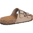 thumbnail image 2 of Sandale à Semelle en Liège pour Femmes, Sandales de Plage d'Été Confortables avec Boucle Réglable, Sandales en Daim à Plateforme pour Extérieur, Confort à la Maison, Chaussures Plates pour Femmes et Filles, 2 of 7