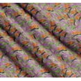 thumbnail image 3 of Soimoi Cotton Cambric Fabric Leaves & Tropical Flower Watercolor Printed Fabric 1 Yard 42 Inch Wide, 3 of 7