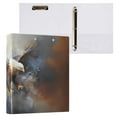 thumbnail image 3 of Eagle by Painting 3 Ring Binders 1.5 inch Hardcover File Folders with Interior Pockets A4 Size Organizer for School Office Hospital Set of 2, 3 of 8