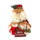 thumbnail image 1 of 2025 Santa Claus Family Portrait Snowman Christmas Decoration 30cm, 1 of 5