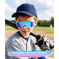 thumbnail image 2 of Lentes de Sol QALLY para Niños con Protección UV400 para Béisbol, Edades 4-14, 2 of 8