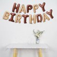 thumbnail image 7 of Pebbuoy 1 Set Happy Birthday Balloon Aluminum Foil Letter Shape Party Balloon Decoration for Birthday Celebration!, 7 of 7