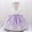 Purple, variant on Baby Girls Dresses Pageant Baptism Lace Dress Bowknot Flower Wedding Christening Tutu Gown First Birthday Outfit