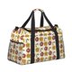 thumbnail image 2 of Easygdp Sunflowers And Skull Bolsa de Gimnasio, Bolsa de Viaje Duffel, Bolsa de Fin de Semana con Compartimentos, Bolsa de Mano para Noche, 2 of 7