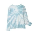thumbnail image 5 of Cethrio Long Sleeve Tops for Girls, Casual Tie Dye Crew Neck Pullover Kids Clothes Multicolor Size 4-5 T, 5 of 6