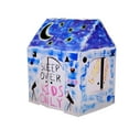 thumbnail image 3 of Easy Playhouse Blank Crafty Cottage - Kids Art and Craft for Indoor Fun, Color, Draw, Doodle on this Blank Canvas – Decorate and Personalize a Cardboard, Made in USA, Age 3+, 3 of 7