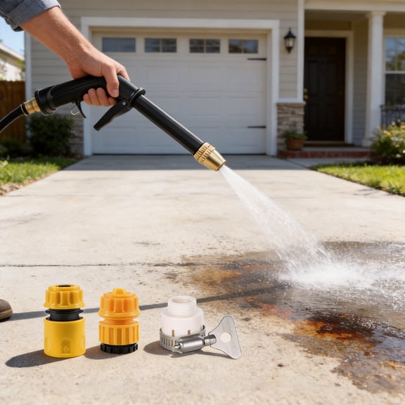 High Pressure Washer Wand for Garden Hose, 2026 New Jet Nozzle Power Washer, Universal Pressure Washer Nozzle for Car Washing Patio Garden Lawn Outdoor Cleaning