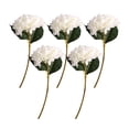thumbnail image 1 of maskred 5pcs For DIY Durable - Artificial Flower Set For Craft Enthusiasts Non-toxic Realistic Appearance Pets Friendly White, 1 of 6