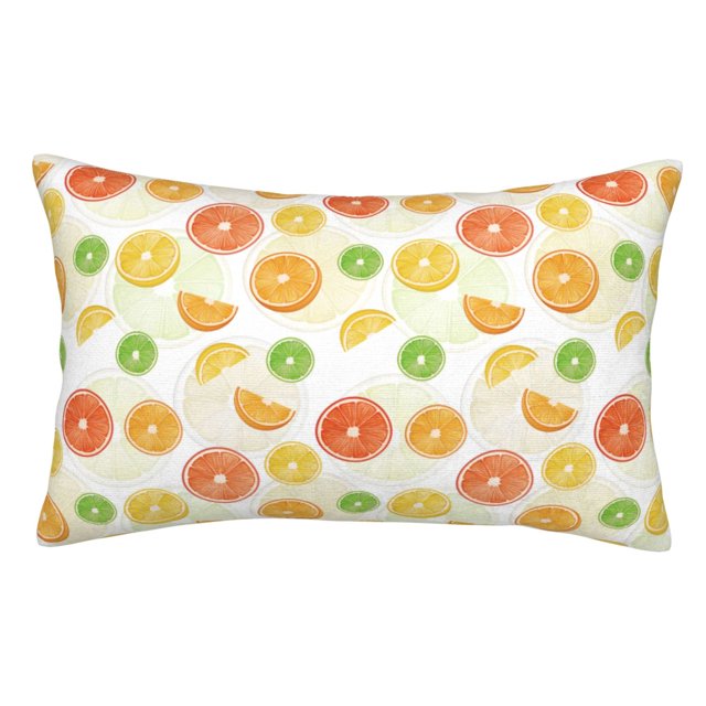 Balery Colorful Lemons Funda de Cojín Estampada, Regalos para Mujeres, Regalos de Amor para Ella, Regalos para Novia o Esposa, Funda de Almohada-16"x24"