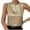 Gold, variant on Mock Turtle Neck Tank Tops for Women's Velvet Shiny Party Blouse Back Keyhole Work Sleeveless Shirts