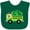 Green, variant on Inktastic Irish St Patricks Day Fire Truck Boys or Girls Baby Bib