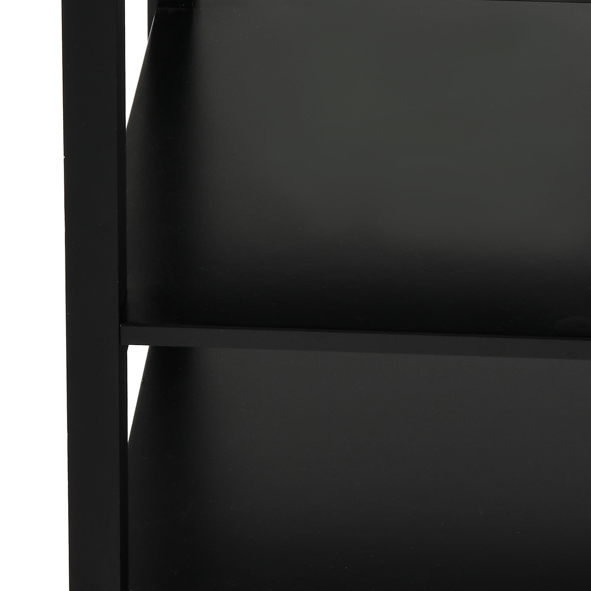 Dextrus 3 Tier Kitchen Storage Cart with Drawers, 26.4"L Rolling Kitchen Island with Shelves, Black