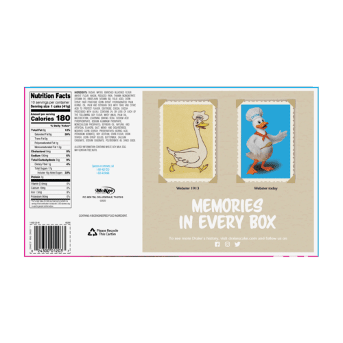 Drake's Ring Dings, 10 count per box, 14.44oz of Frosted