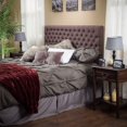 thumbnail image 1 of Elina Mocha Tufted Fabric King/ Cal King Headboard, 1 of 3