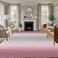 thumbnail image 2 of Grey Light Pink Ombre 5x8 Area Rugs, Modern Abstract Art Gradient Non-Skid Rubber Backing Large Rectangle Rugs - Living Room Bedroom Home Office, Indoor Floor Mat Carpets Washable Rug, 2 of 9