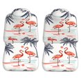 thumbnail image 3 of LAKIMCT Grey Flamingo Reflection Car Seat Covers Vehicle Front Seat Covers Universal Fit Seat Protector, 3 of 9