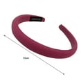 thumbnail image 6 of Women Headband Elastic Solid Color Wide Band Anti-slip Lightweight Hair-fixed Regular Fit Washing Face Hair Hoop Hair Accessories, 6 of 8