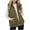 Army Green outerwear vests, variant on Nfurl Women's Quilted Vests Loose Fit Zip Up Stand Collar Puffer Vest Casual Outerwear Warm Solid Color Sleeveless Fall Jackets with Pockets Coffee XXL
