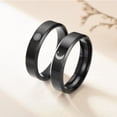 thumbnail image 2 of 1 par de anillos de compromiso con sol y luna, anillos de boda, regalo de joyería para novio y novia, 2 of 6