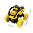 thumbnail image 3 of Double Sided Remote Control Stunt Car, 360°Rotating Flip RC Vehicle with Bright LED Lights, Rechargeable Off Road Toy Car, Kids Birthday Gifts, All Terrain Stunt Toys for Indoor Outdoor Play, 3 of 7