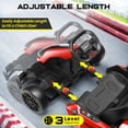 thumbnail image 5 of VIBESPARK 24V Electric Go Kart, Drift Go Kart for Kids with Adjustable Seat, Two Drive Modes, Ultra-Long Battery Life, Bluetooth, LED lights, Ride on Car for Kids 6-12, Red, 5 of 10