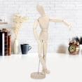 thumbnail image 1 of Artist Sketch Model, Wooden Manikin Exquisite  Flexible Natural Practical  For Table Toys For Animations For Photography Props For Decorations, 1 of 8
