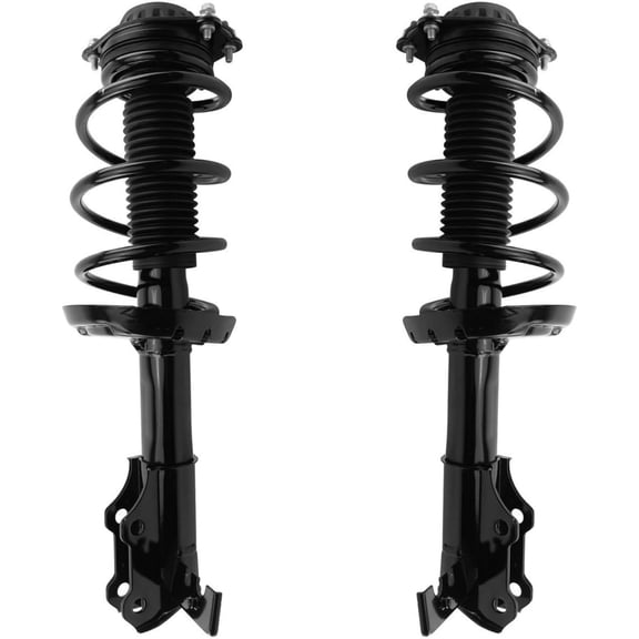 Detroit Axle - 2pc FWD Front Struts for 2018-2024 Chevrolet Equinox GMC Terrain, Struts with Coil Spring Assembly 2019 2020 2021 2022 2023 Replacement