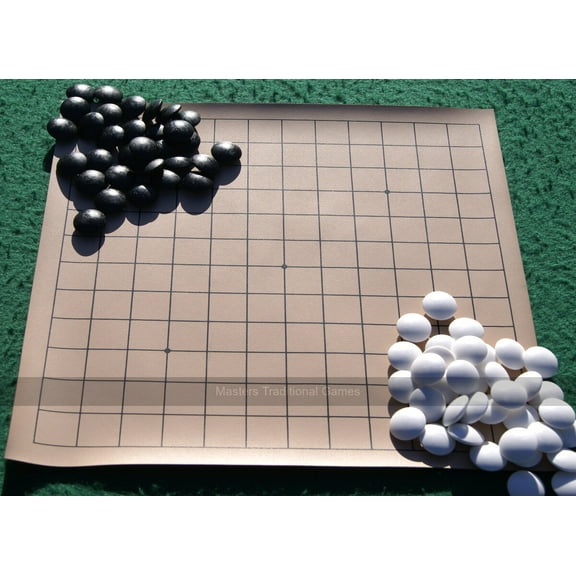 Go Masters - Entry-Level Go Set - Leatherette Board (13x13)