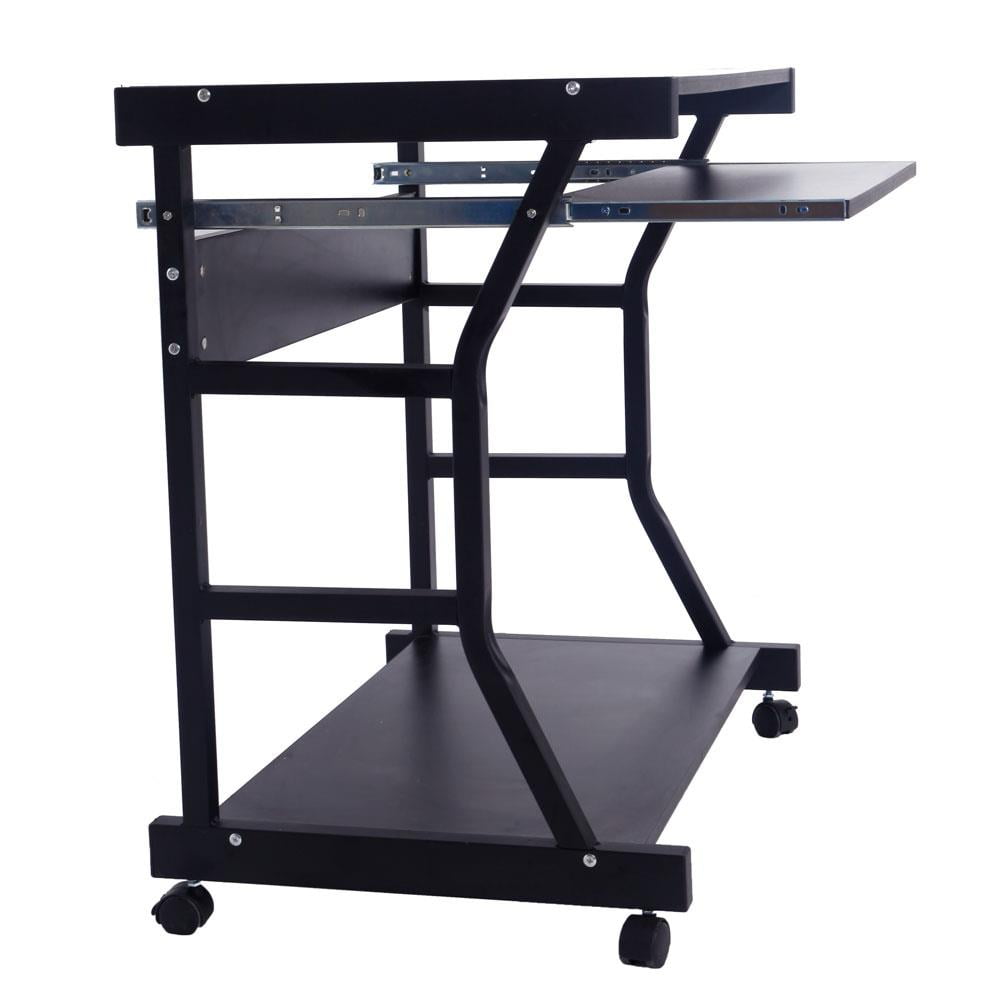 Ktaxon Corner Home Office Computer Desk Student Laptop Writing Table Rolling Furniture