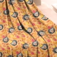 thumbnail image 3 of Fall Hedgehog Apple Leaf Pattern Blanket,Comfortable Soft Flannel Throw Blanket,All Season,Warm Lightweight Blankets for Sofa Bed Couch Living Room Chair,50"x60", 3 of 4
