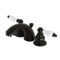 thumbnail image 1 of Kingston Brass KB950PL Victorian Mini-Widespread Bathroom Faucet, Matte Black, 1 of 1