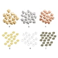 thumbnail image 4 of Linyer 100 Pieces Alloy Heart Shape Pendant Electroplated Women Necklace Bracelet Jewelry Making Findings Accessories Rose Gold, 4 of 6