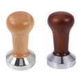 thumbnail image 1 of Tamper Wooden Handle Barista Espresso Machine 51mm Wood Color, 1 of 4