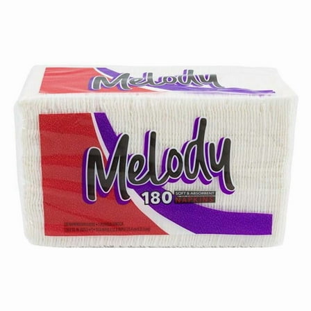 DDI 2381505 Melody Napkins, 180 Count - Case of 18