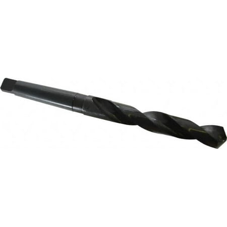

Value Collection 1 4MT 118° Point HSS Taper Shank Drill Bit Oxide Finish 6-3/8 Flute Length 12 OAL Spiral Flute Series 302